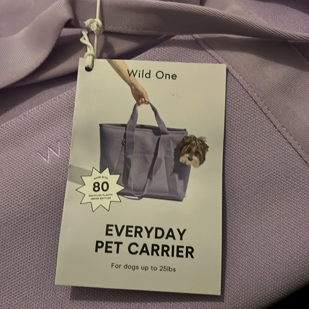 WILD ONE Everyday Carrier Dog Tote In Lilac
